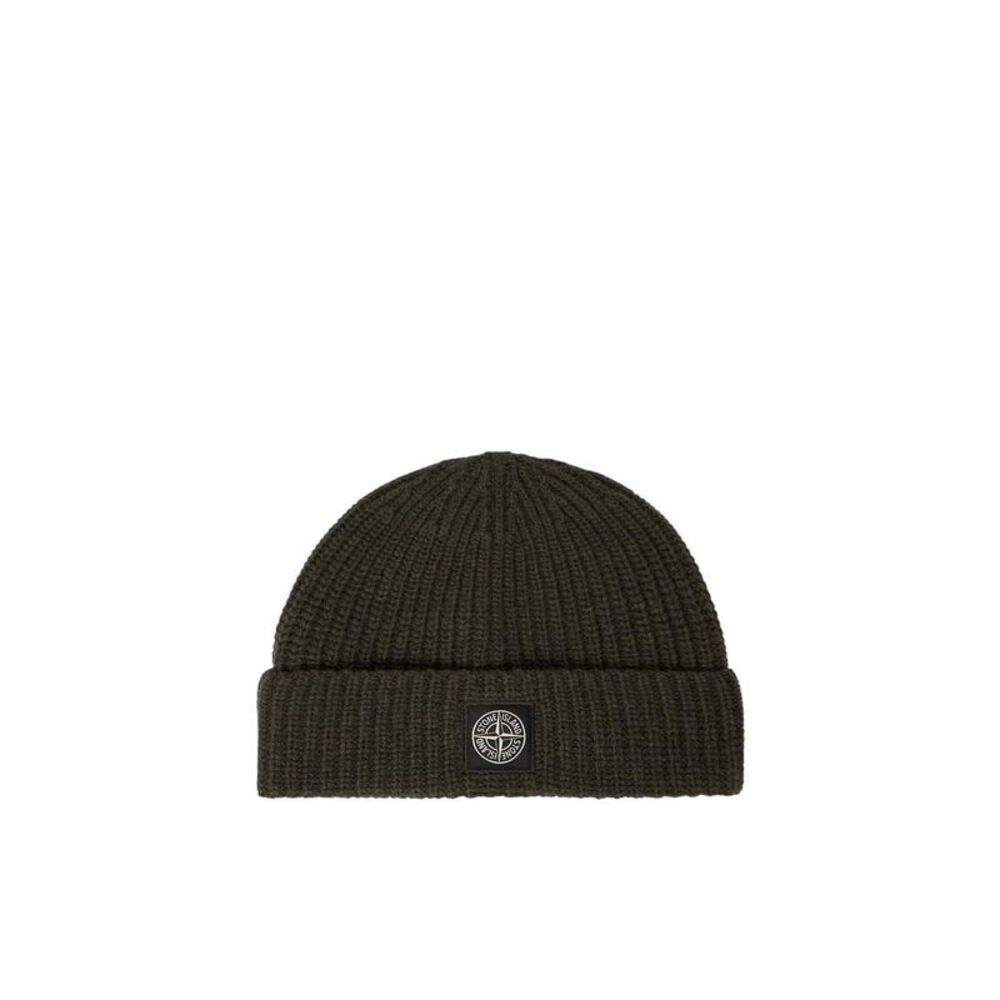 Stone Island Men Logo-Patch Beanie